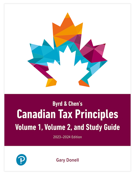 Canadian Tax Principles 2023-2024 PKG with MyLab Accounting and Pearson eText