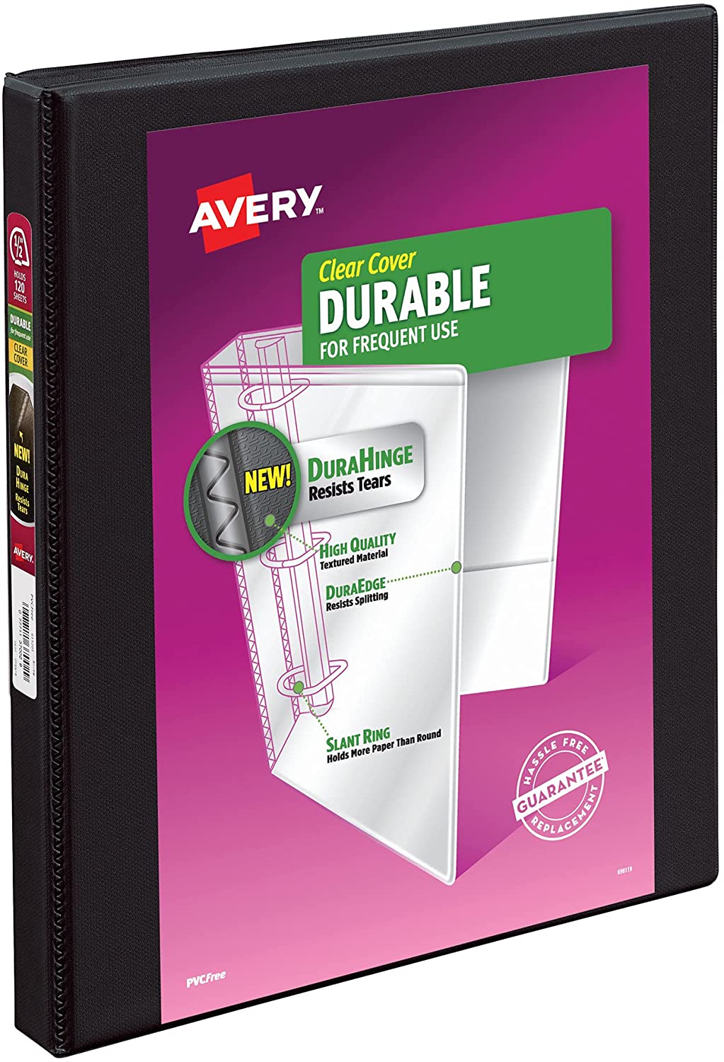 Avery® Durable Slant D-Ring View Binder, 1-1/2"