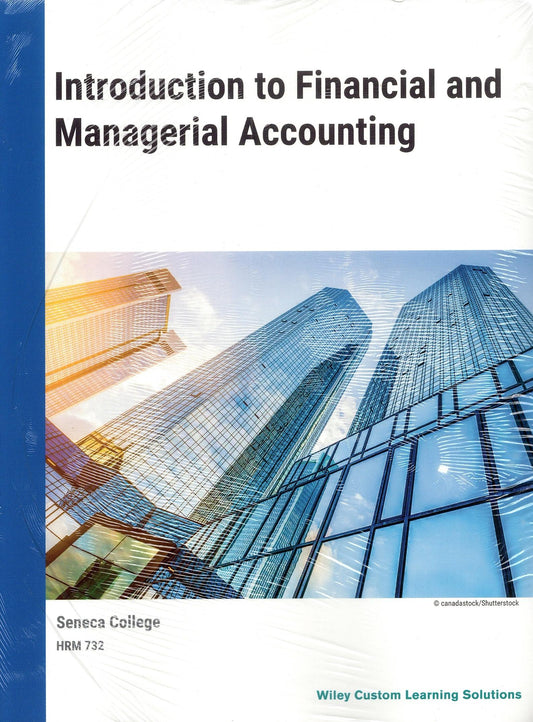 Introduction to Financial and Managerial Accounting
