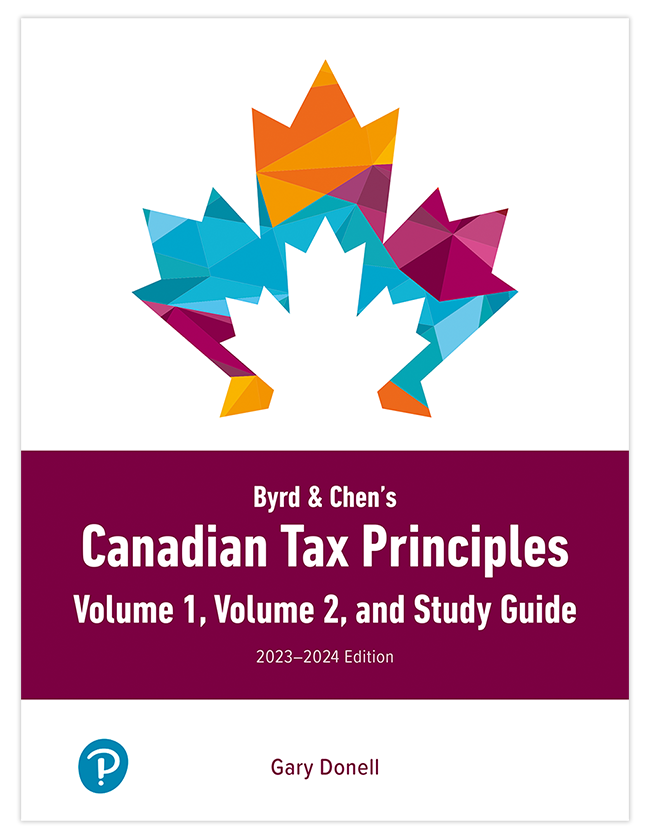 Canadian Tax Principles 2023-2024 PKG with MyLab Accounting and Pearson eText