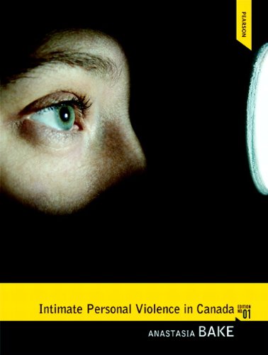 Intimate Personal Violence in Canada