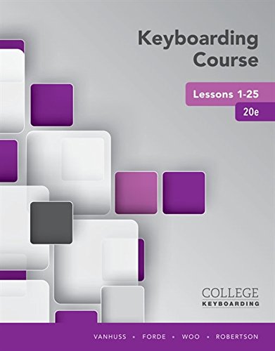 Keyboarding Course Lessons 1-25 with SAM Lessons PAC