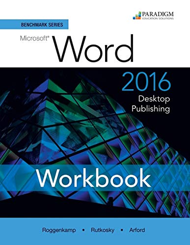 Microsoft Word 2016 Desktop Publishing