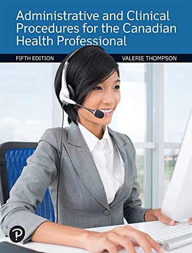 Administrative and Clinical Procedures for the Canadian Health Professional
